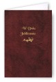 W dniu jubileuszu - Okładka Quasi "złocona skóropodobna" z kartonu DB003 - kolor bordowy