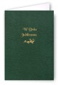 W dniu jubileuszu - Okładka Quasi "złocona skóropodobna" z kartonu DB003 - kolor zielony