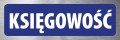 Tabliczka informacyjna na drzwi - KSIĘGOWOŚĆ