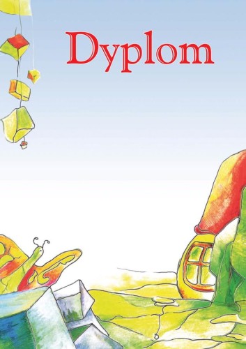 Dyplom dla przedszkolaka bez tekstu