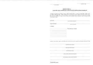 Orzeczenie o potrzebie zajęć rewalidacyjno-wychowawczych, zespołowych/indywidualnych