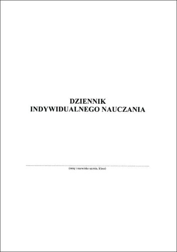 Dziennik indywidualnego nauczania