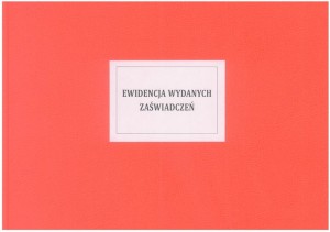 Ewidencja wydanych zaświadczeń