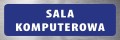 Tabliczka informacyjna na drzwi - SALA KOMPUTEROWA 