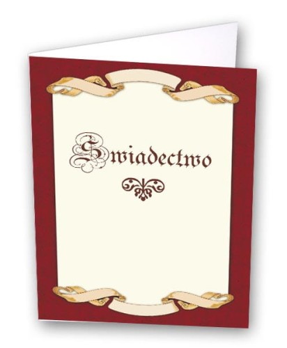 Teczka na świadectwo - JTS005