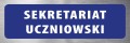 Tabliczka informacyjna na drzwi - SEKRETARIAT UCZNIOWSKI