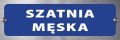 Tabliczka informacyjna na drzwi - SZATNIA MĘSKA