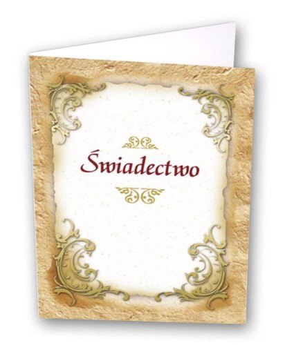 Teczka na świadectwo - JTS001