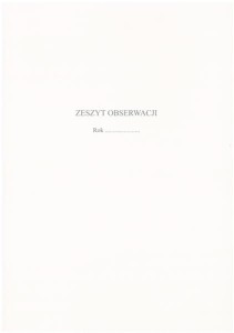 Zeszyt obserwacji