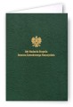Akt Nadania Stopnia Awansu Zawodowego Nauczyciela - Okładka Quasi "złocona skóropodobna" z kartonu DB006 - kolor zielony